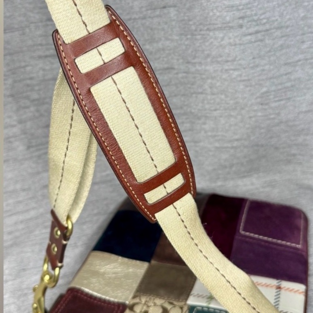 Coach “2007” Y2K Holiday Patchwork Crossbody/Swing Bag (#40929)(EUC) - Picture 5 of 17